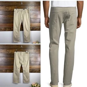 AG Adriano Goldschmied The Protege Straight Leg Khaki color